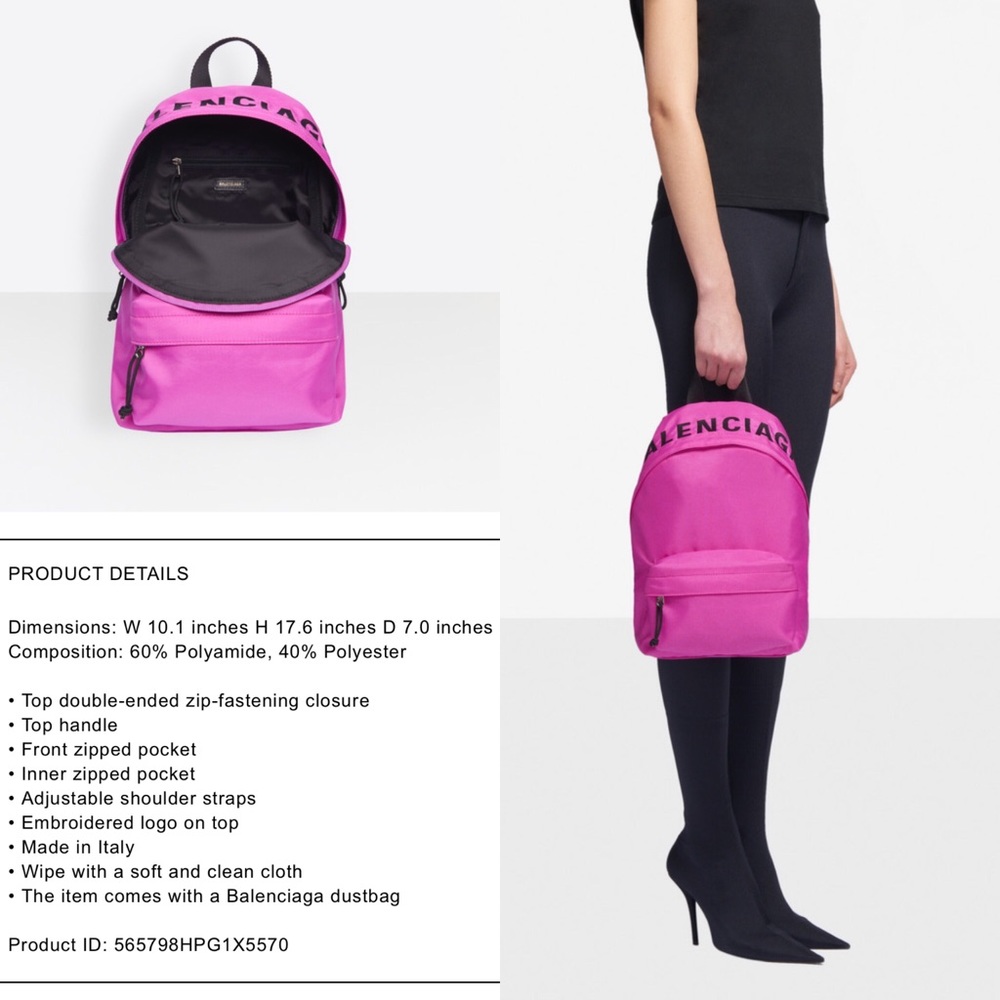 100% Authentic Balenciaga Small Wheel Backpack - Picture 3 of 8